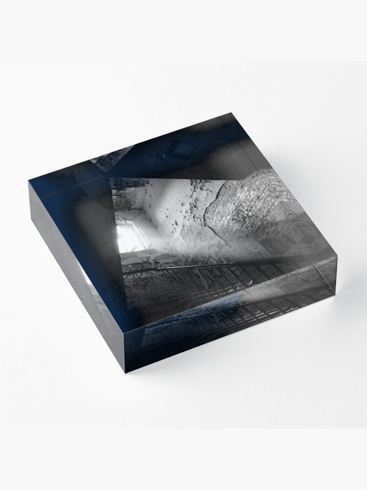 Alternate view of stairwell Acrylic Block