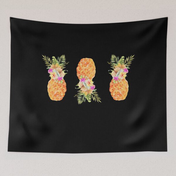 Item preview, Welcoming and Hospitable Pineapples designed and sold by RosieRiggs.