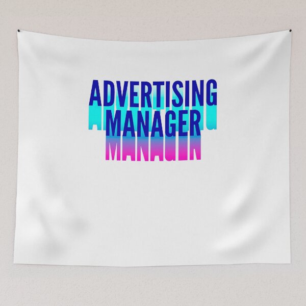 Item preview, Advertising Manager With Long Gradient Shadow designed and sold by SVPOD.