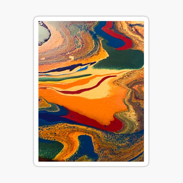 Abstract Art Sticker