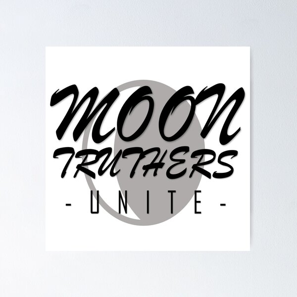 Item preview, Moon Truthers Unite (inspired by jacksfilms) designed and sold by MiaNotMaya.
