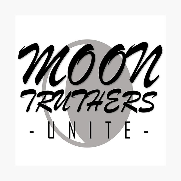 Item preview, Moon Truthers Unite (inspired by jacksfilms) designed and sold by MiaNotMaya.