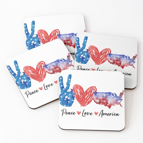 Item preview, peace .love.america designed and sold by Djetsky.
