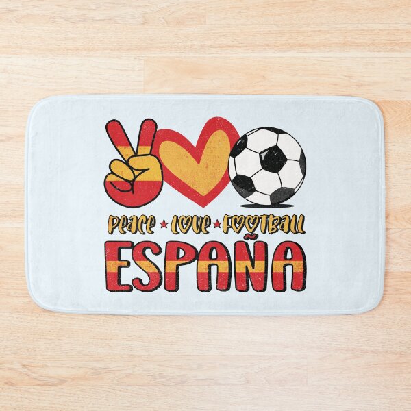 Artikelvorschau, Spanien Peace Love Football entworfen und verkauft von Numero14.