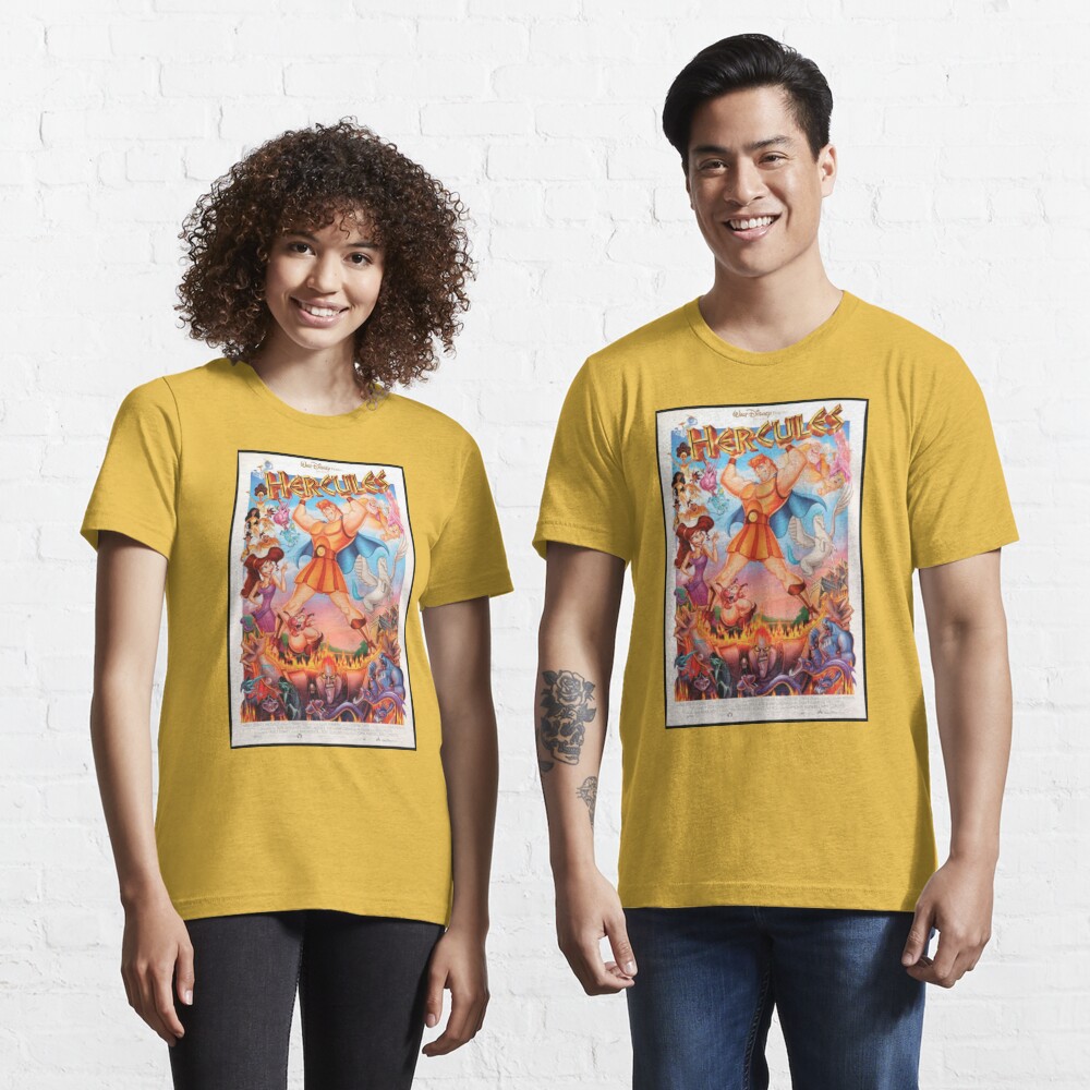 Camiseta Película Hércules Dibujos Animados de Disney para Hombre Mujer