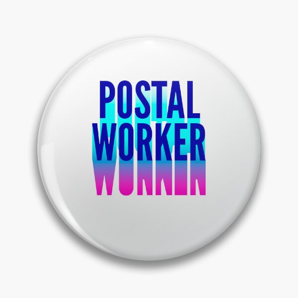 Item preview, Postal Worker With Long Gradient Shadow designed and sold by SVPOD.