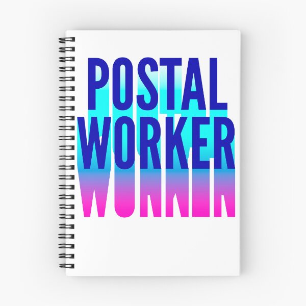 Item preview, Postal Worker With Long Gradient Shadow designed and sold by SVPOD.