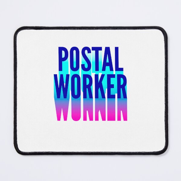 Item preview, Postal Worker With Long Gradient Shadow designed and sold by SVPOD.