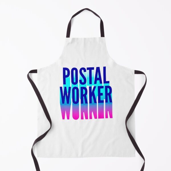 Item preview, Postal Worker With Long Gradient Shadow designed and sold by SVPOD.