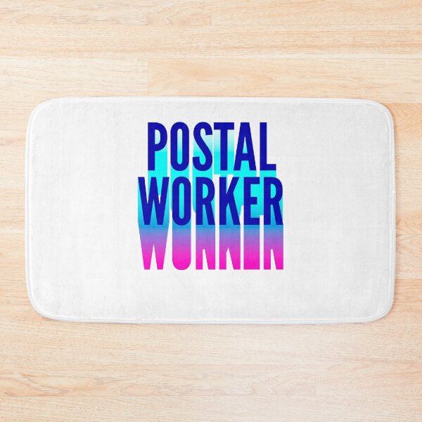 Item preview, Postal Worker With Long Gradient Shadow designed and sold by SVPOD.