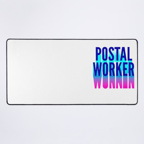 Item preview, Postal Worker With Long Gradient Shadow designed and sold by SVPOD.