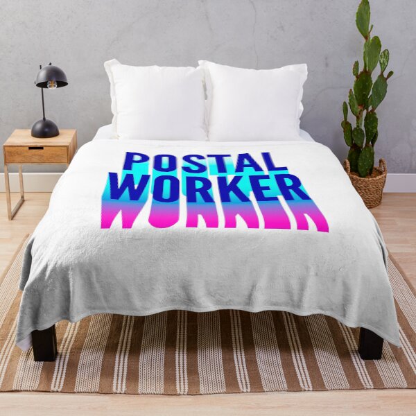 Item preview, Postal Worker With Long Gradient Shadow designed and sold by SVPOD.