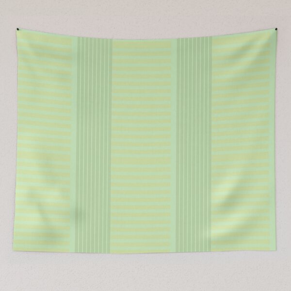 Item preview, Beach vibes, Lime Green Striped Duvet covers & Comforters designed and sold by ZoesAttic.