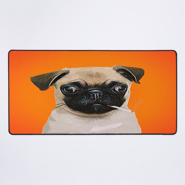 Item preview, Smoking Pug designed and sold by L'art Designs.