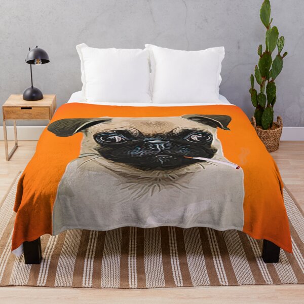 Item preview, Smoking Pug designed and sold by L'art Designs.