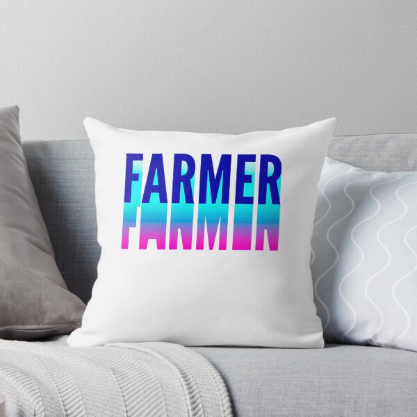 Item preview, Farmer With Long Gradient Shadow designed and sold by SVPOD.