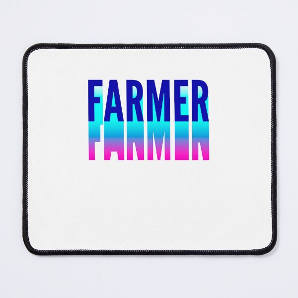 Item preview, Farmer With Long Gradient Shadow designed and sold by SVPOD.