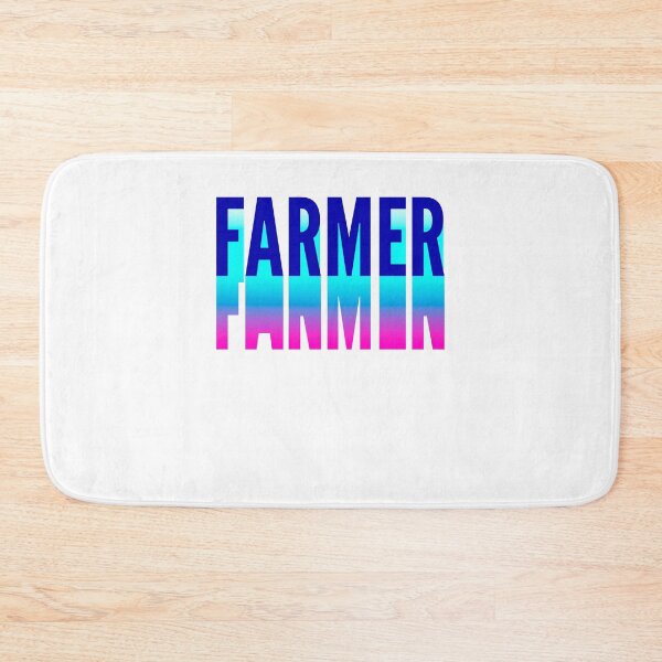 Item preview, Farmer With Long Gradient Shadow designed and sold by SVPOD.