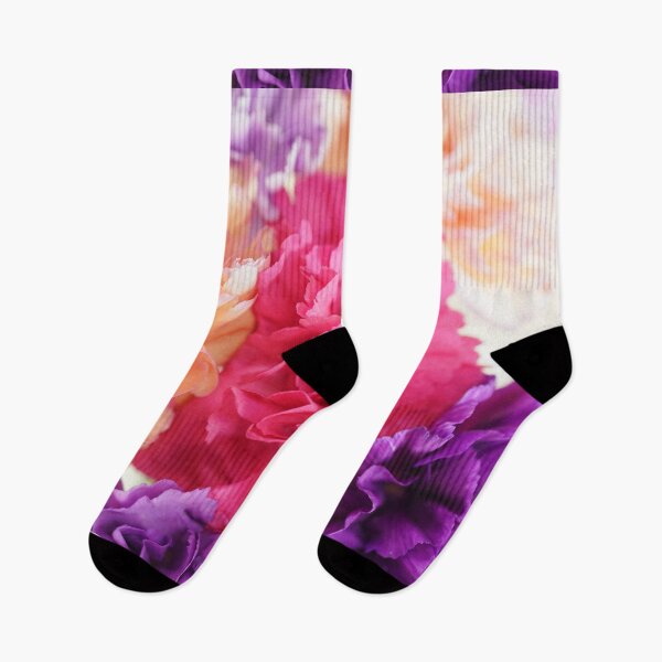 Item preview, Pink & Purple Carnations, Spring Flower Blossoms designed and sold by newburyboutique.