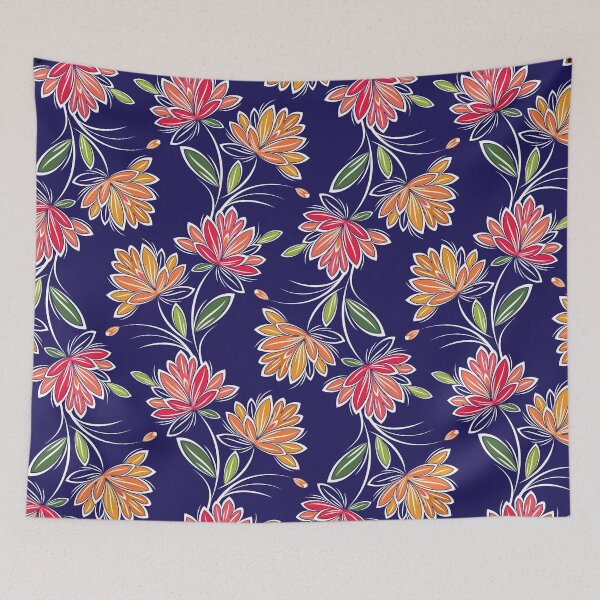 Item preview, Seamless textile floral pattern designed and sold by ketkidesign.