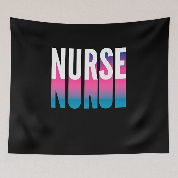 Item preview, Nurse With Long Gradient Shadow designed and sold by SVPOD.