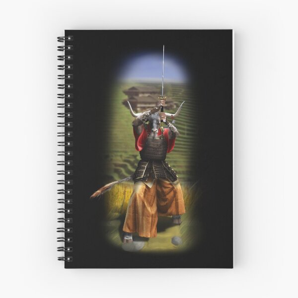 Item preview, Exclusive Hand Drawn Samurai Bull | Samurai Collection Item-1 (Bull) | by Rendigart Studio designed and sold by rendigart.