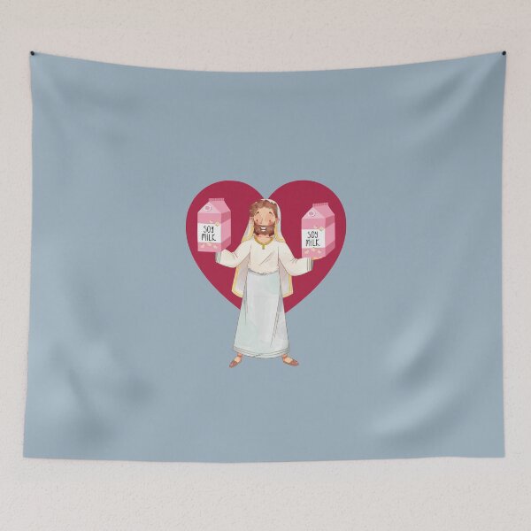 Item preview, Jesus Loves Soy Milk designed and sold by Lauraloris.