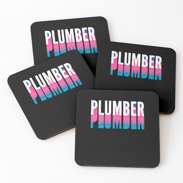 Item preview, Plumber With Long Gradient Shadow designed and sold by SVPOD.