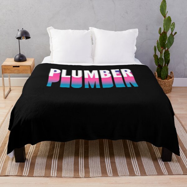Item preview, Plumber With Long Gradient Shadow designed and sold by SVPOD.