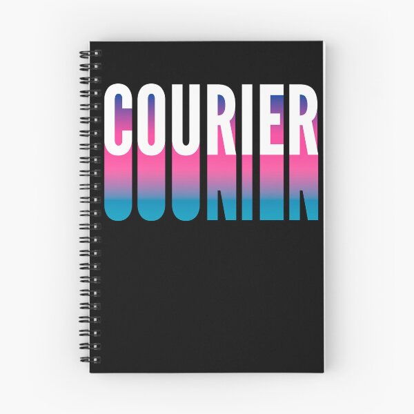 Item preview, Courier With Long Gradient Shadow designed and sold by SVPOD.