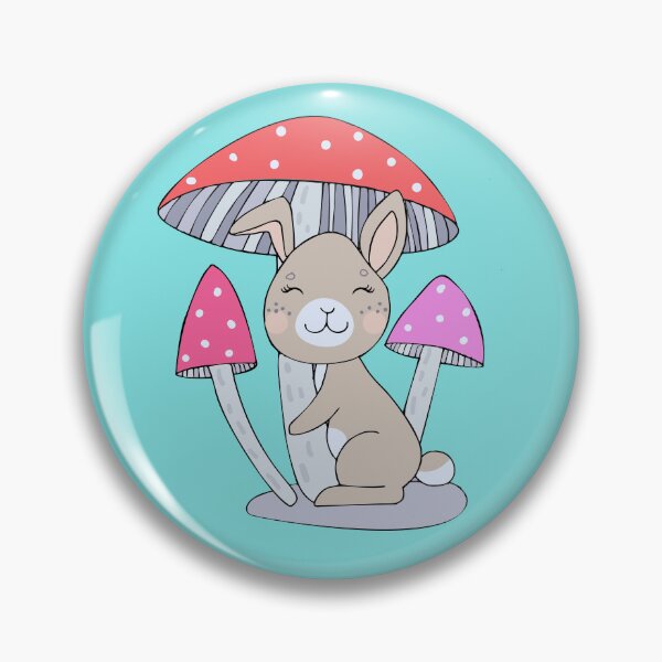Item preview, Bunny collects mushrooms designed and sold by tinkerfrost.
