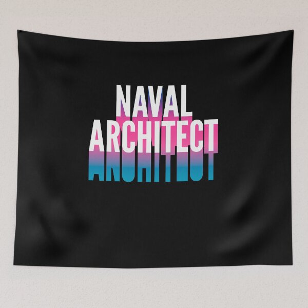 Item preview, Naval Architect With Long Gradient Shadow designed and sold by SVPOD.