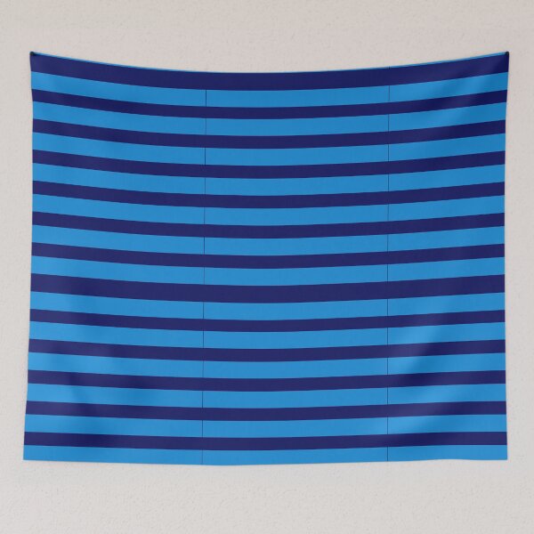 Item preview, Blue Striped Bright kids room Duvet covers & Comforters designed and sold by ZoesAttic.