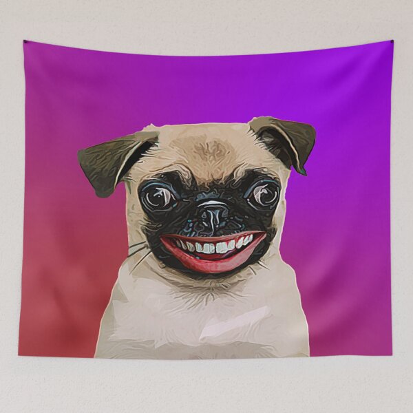 Item preview, Smiling Pug designed and sold by L'art Designs.