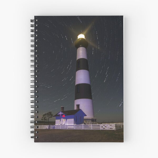Item preview, bodie island lighthouse startrails designed and sold by johnlackphotos.