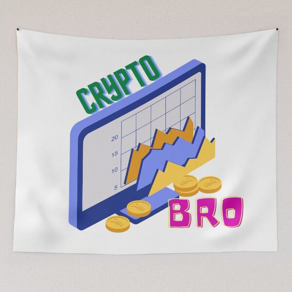 Item preview, crypto Bro, for financial markets lovers designed and sold by NoetherSym.