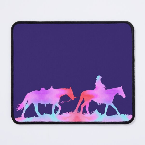 Item preview, Pink Blue Purple Western Horses designed and sold by FaithAndForest.