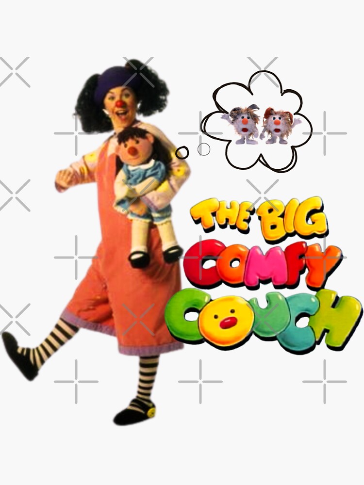 "Big Comfy Couch" Sticker for Sale by CrushArt1 Redbubble