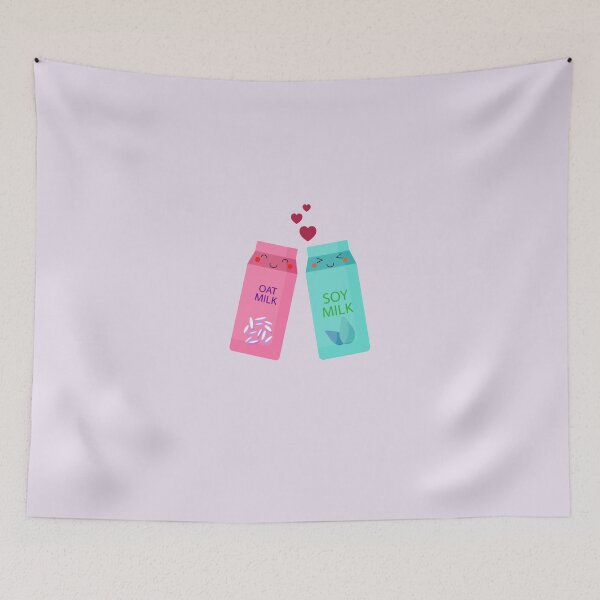Item preview, Cute Oat and Soy Milk designed and sold by Lauraloris.