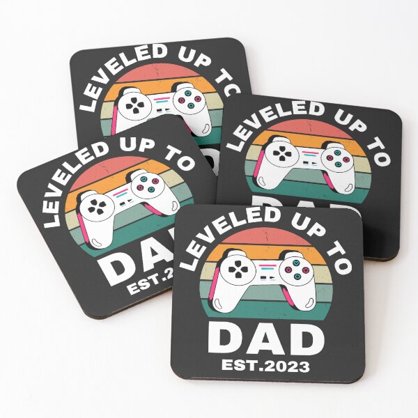 Item preview, leveled up to dad est 2023 designed and sold by Best-Designers.