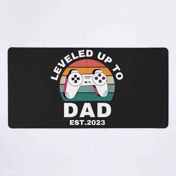 Item preview, leveled up to dad est 2023 designed and sold by Best-Designers.