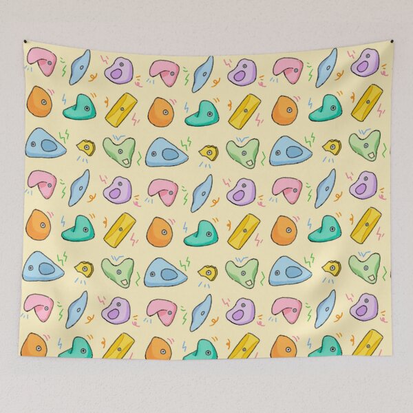 Item preview, Bouldering hold seamless pattern designed and sold by Ashleysnook.