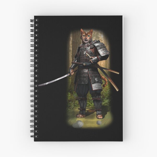 Item preview, Exclusive Hand Drawn Samurai Cat | Samurai Collection Item-2 (Cat) | by Rendigart Studio designed and sold by rendigart.