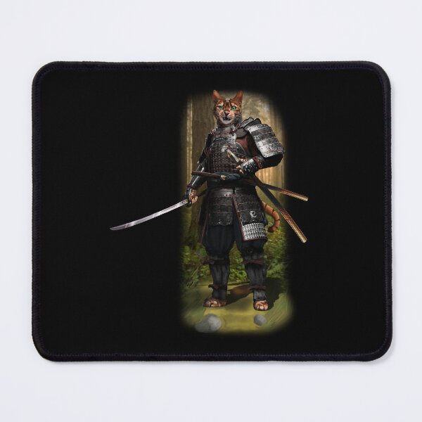 Item preview, Exclusive Hand Drawn Samurai Cat | Samurai Collection Item-2 (Cat) | by Rendigart Studio designed and sold by rendigart.