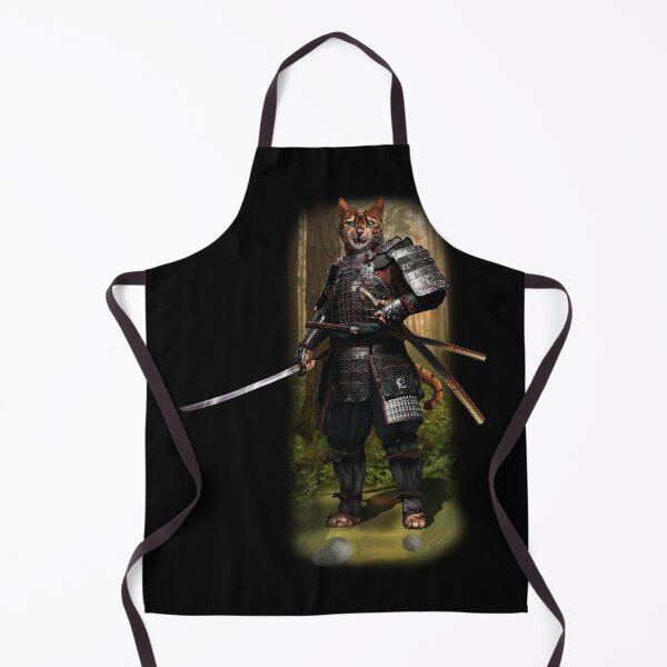 Item preview, Exclusive Hand Drawn Samurai Cat | Samurai Collection Item-2 (Cat) | by Rendigart Studio designed and sold by rendigart.