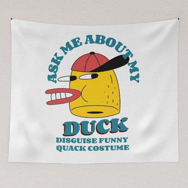 Item preview, ask me about my duck disguise funny quack costume, Crazy Duck designed and sold by GaliaTati.