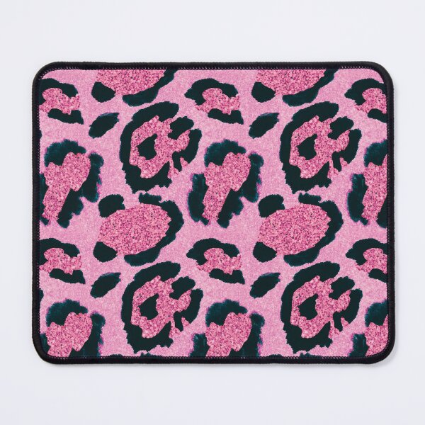 Item preview, Candy Pink Glitter Leopard Print Pattern designed and sold by HappyLifeCreate.