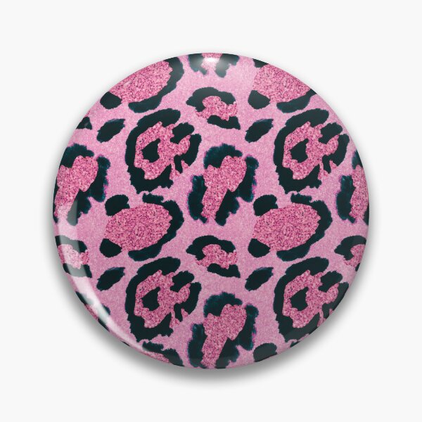 Item preview, Candy Pink Glitter Leopard Print Pattern designed and sold by HappyLifeCreate.