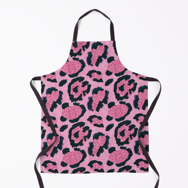 Item preview, Candy Pink Glitter Leopard Print Pattern designed and sold by HappyLifeCreate.