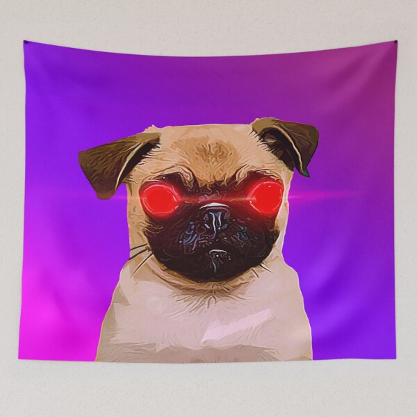 Item preview, Red Eye Pug designed and sold by L'art Designs.